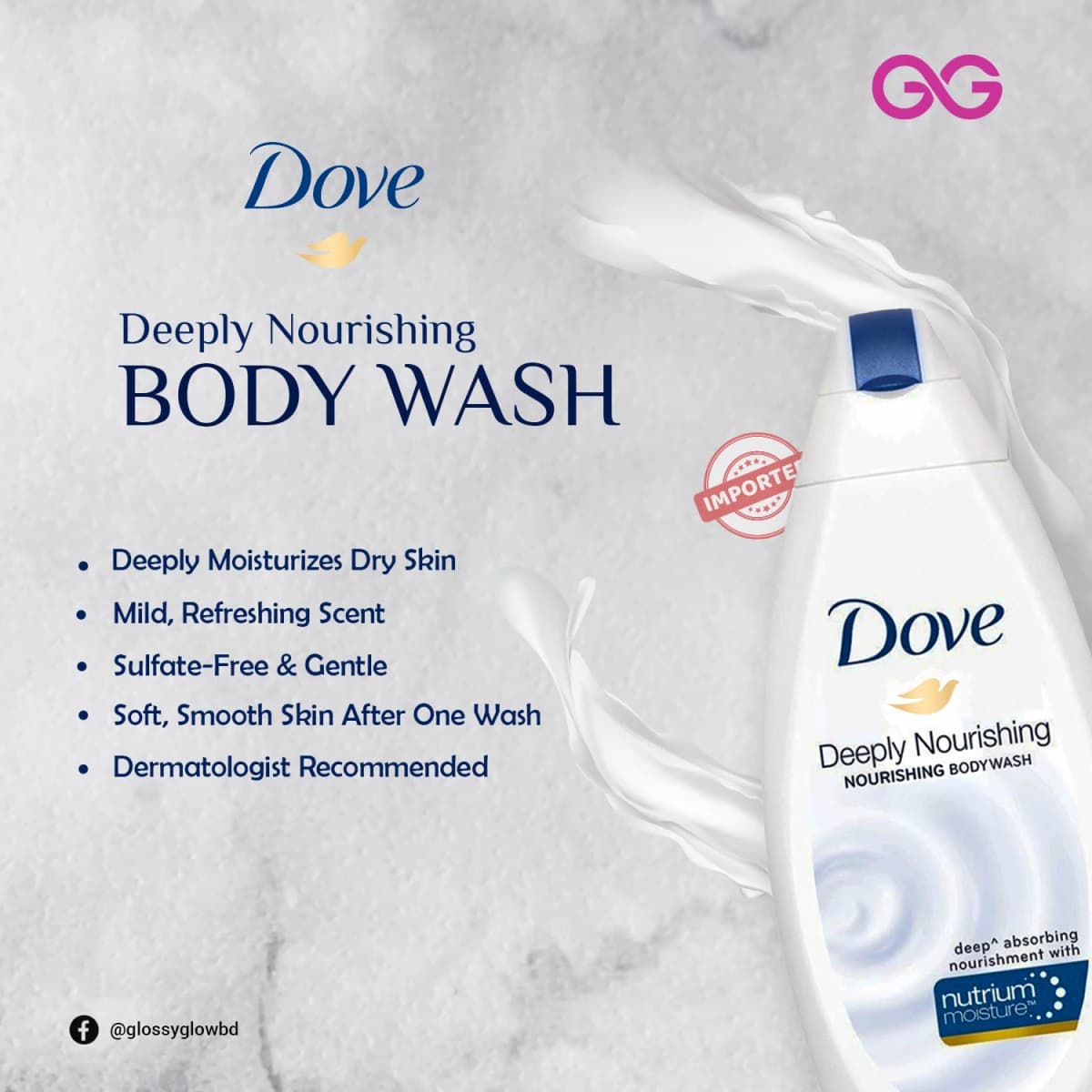 Dove Body Wash – Moisture for Soft Skin