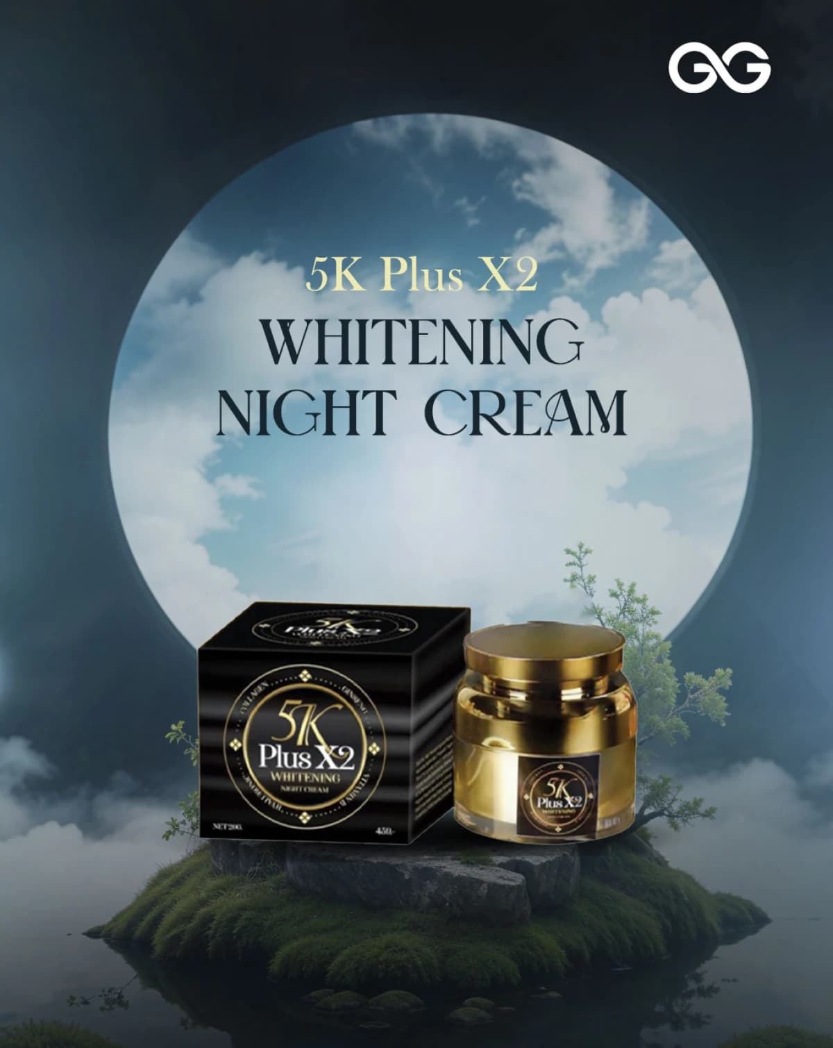 5K Plus Whitening Night Cream - Best Whitening Night Cream