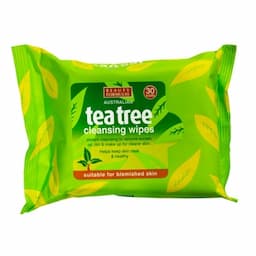 Beauty Formulas Tea Tree Cleansing Wipes 30pcs