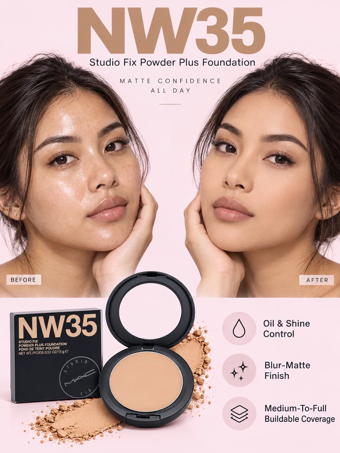 MAC Studio Fix Powder Plus Foundation 15g