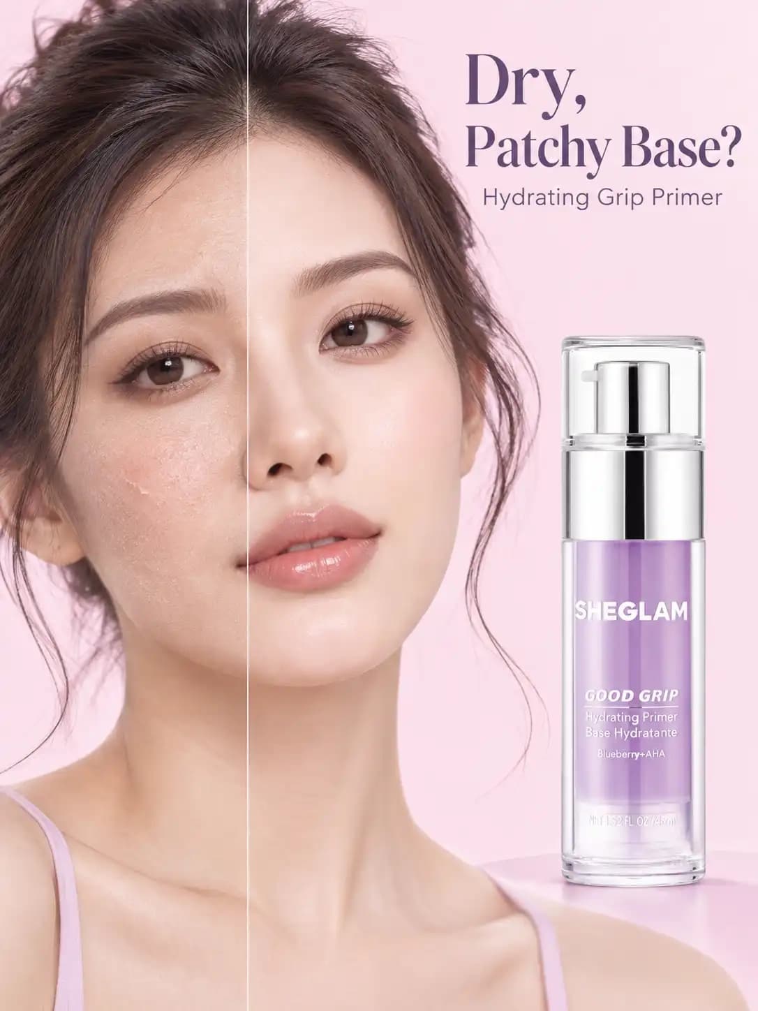 Sheglam Good Grip Hydrating Primer Purple 45ml