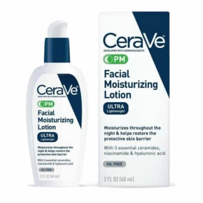 CeraVe PM Ultra Lightweight Facial Moisturizing Lotion 60ml